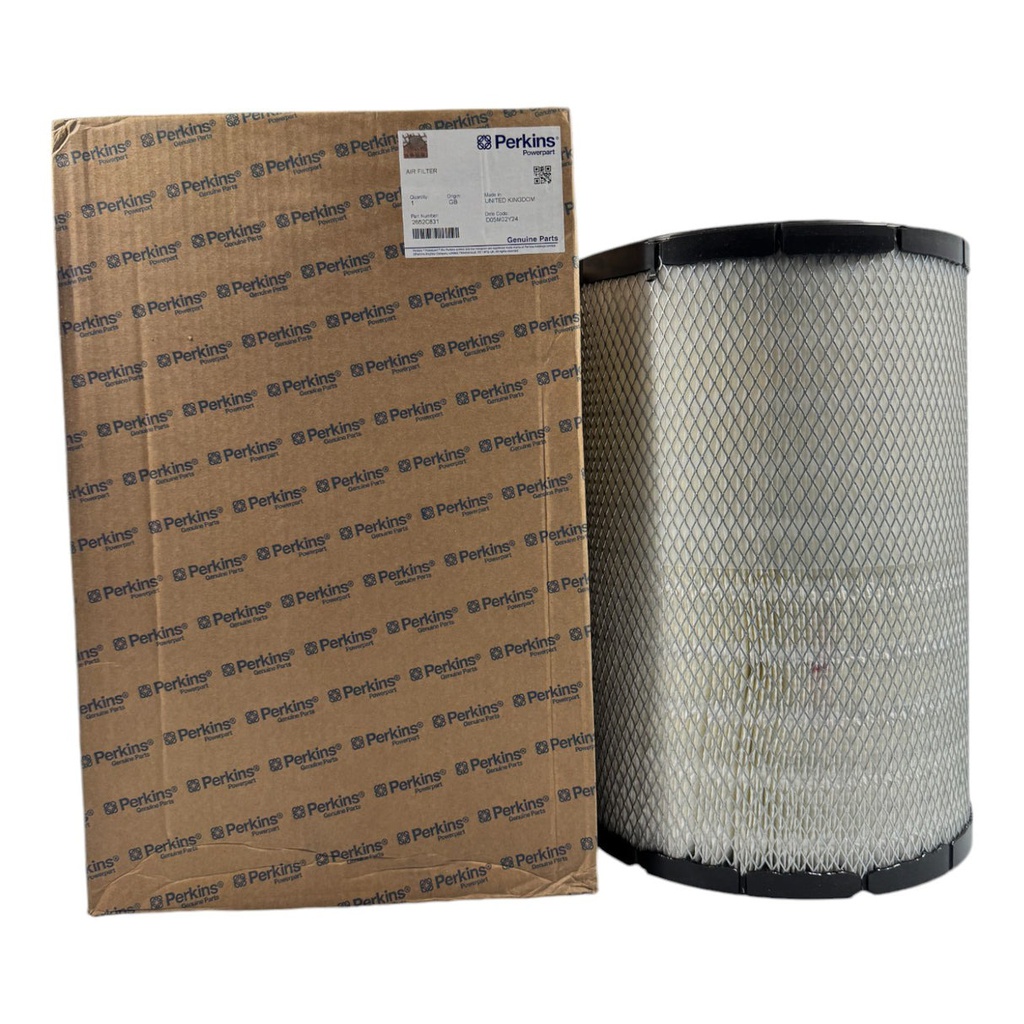 Genuine Perkins 2652C831 Air Filter